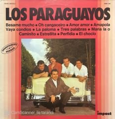 Los Paraguayos Besame Mucho LP Plak