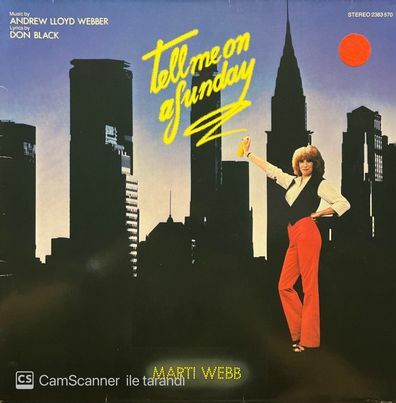 Marti Webb Tell Me On A Sunday LP Plak