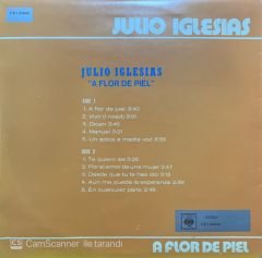Julio Iglesias A Flor De Piel LP Plak