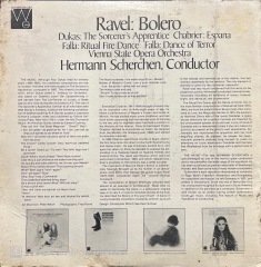 Ravel Bolero LP Plak