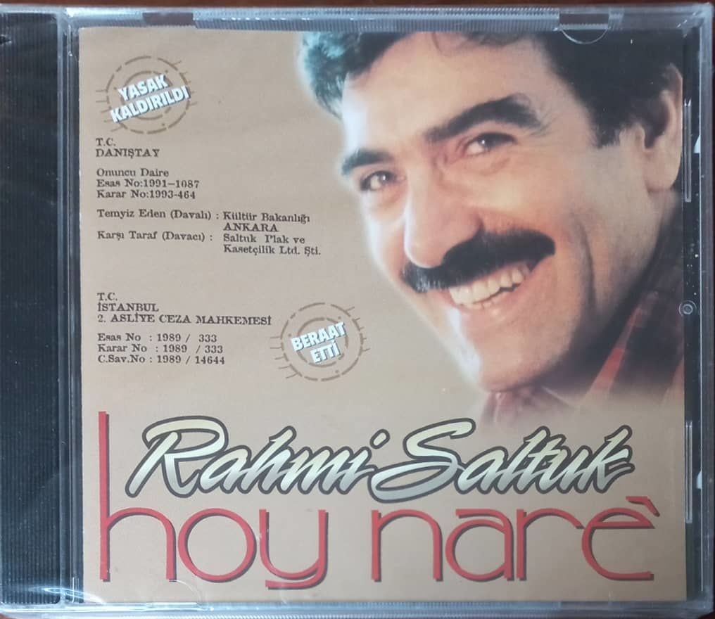 Rahmi Saltuk Hoy Nare Açılmamış Jelatininde CD