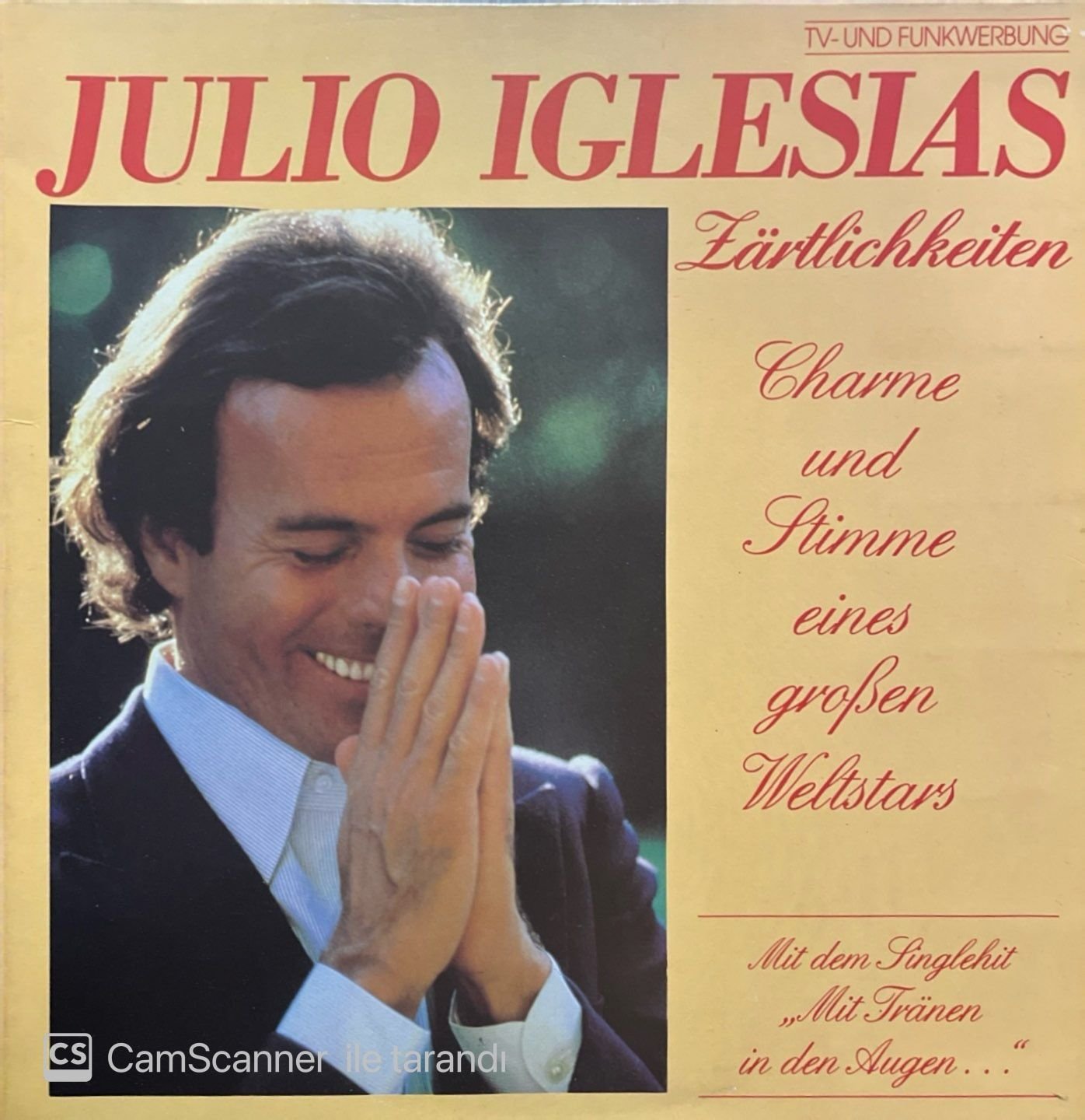 Julio Iglesias Zartlichkeiten LP Plak