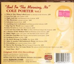 Cole Porter Vol.2 But İn The Morning No CD