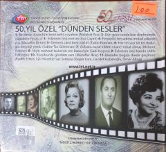 Trt 50. Yıl Özel Dünden Sesler Açılmamış Jelatininde CD