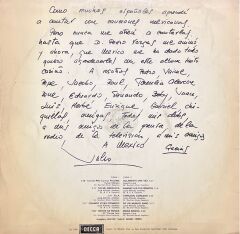 Julio Iglesias A Mexico LP Plak