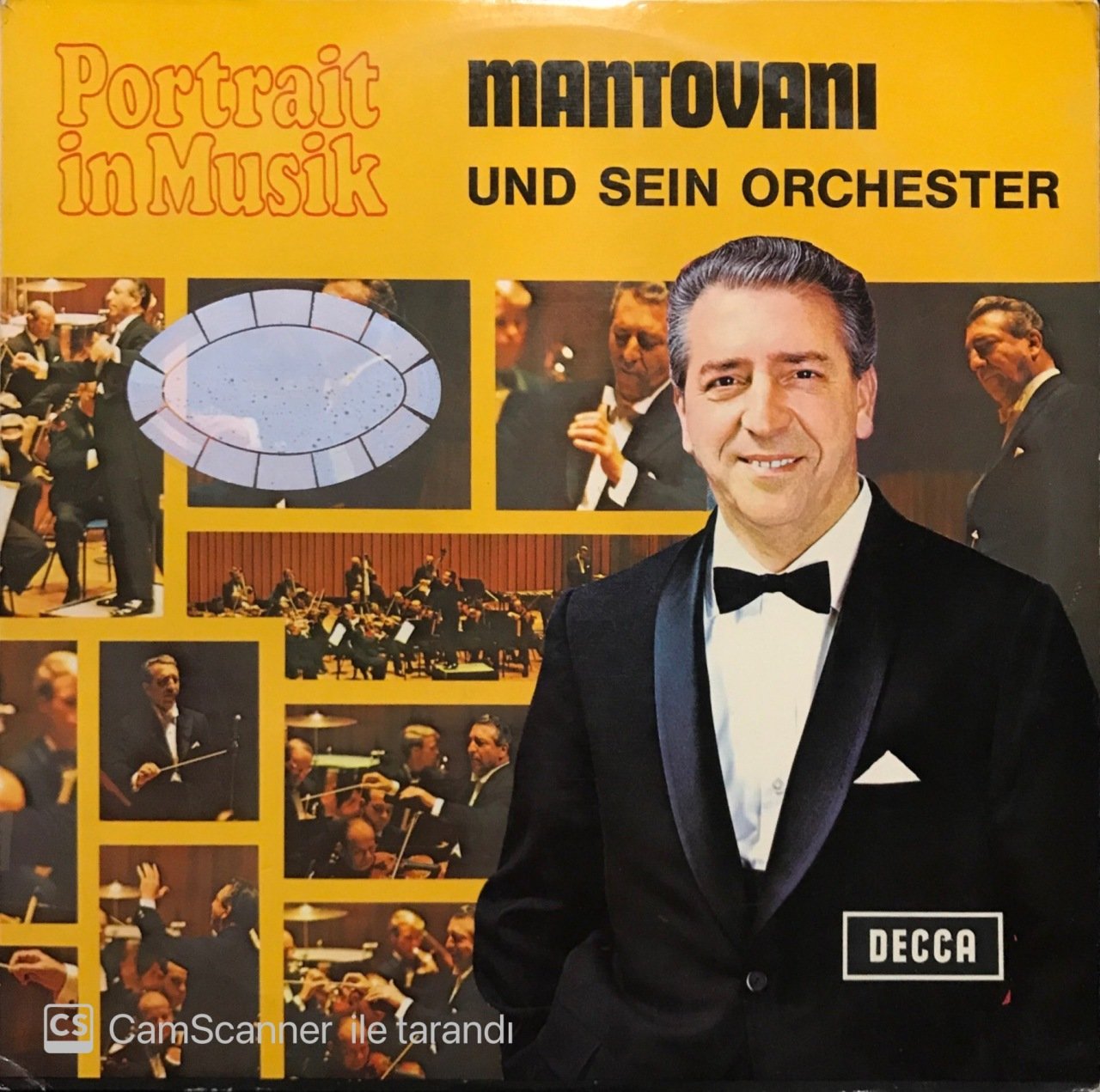 Mantovani Portrait In Music Double LP Plak