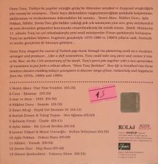 Onno Tunç Şarkıları CD