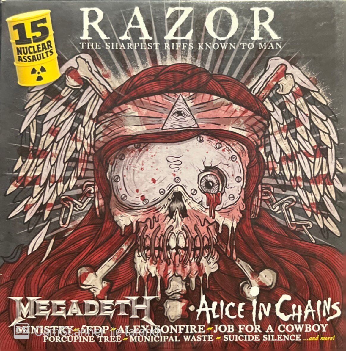 Razor 15 Nuclear Assault Megadeth CD