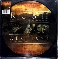 Rush ABC 1974 The First American Broadcast LP Plak