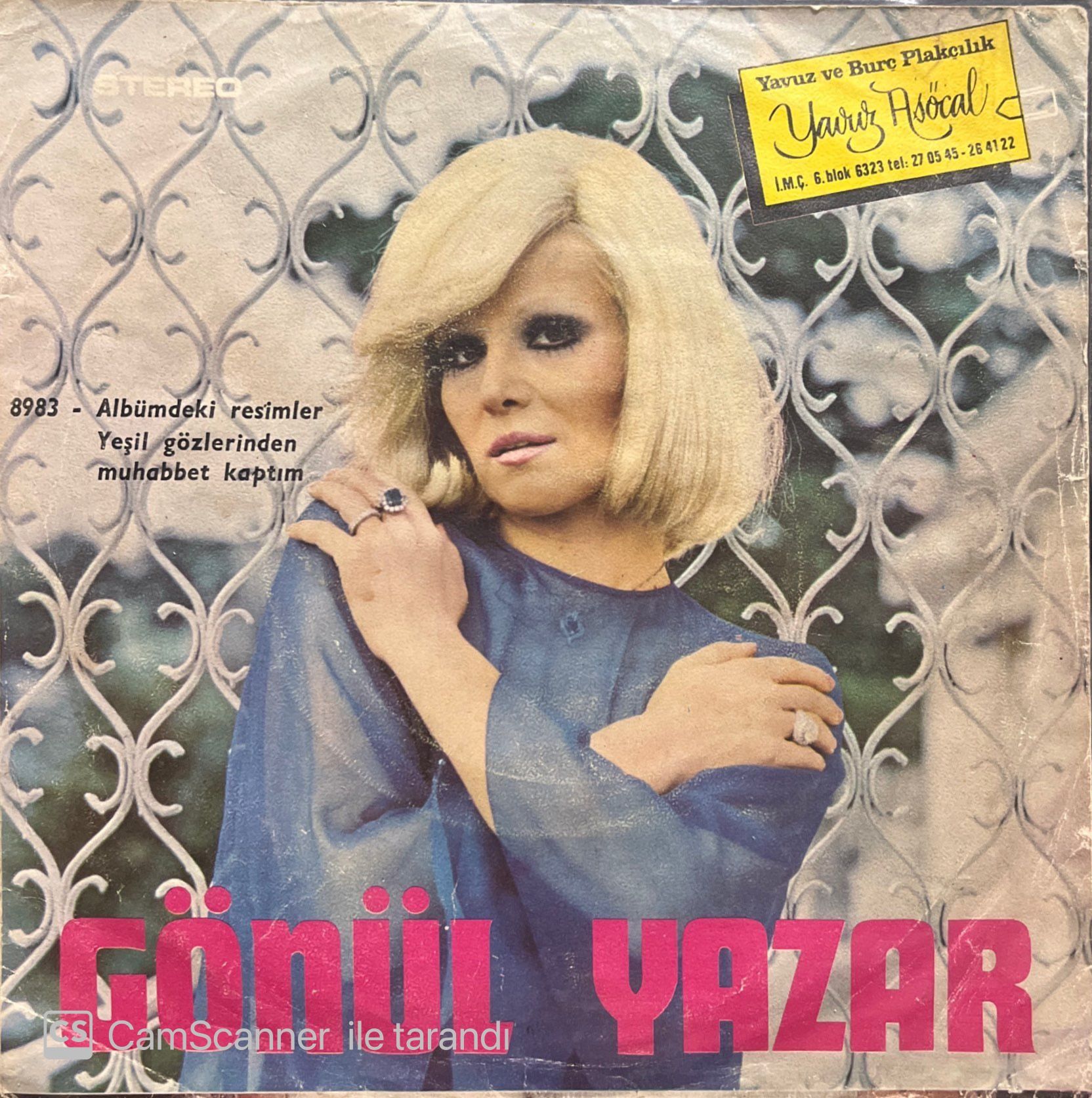 Gönül Yazar Albümdeki Resimler 45lik Plak