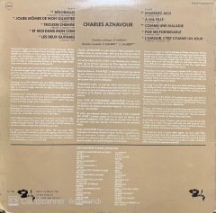 Charles Aznavour La Chanson Francaise LP Plak