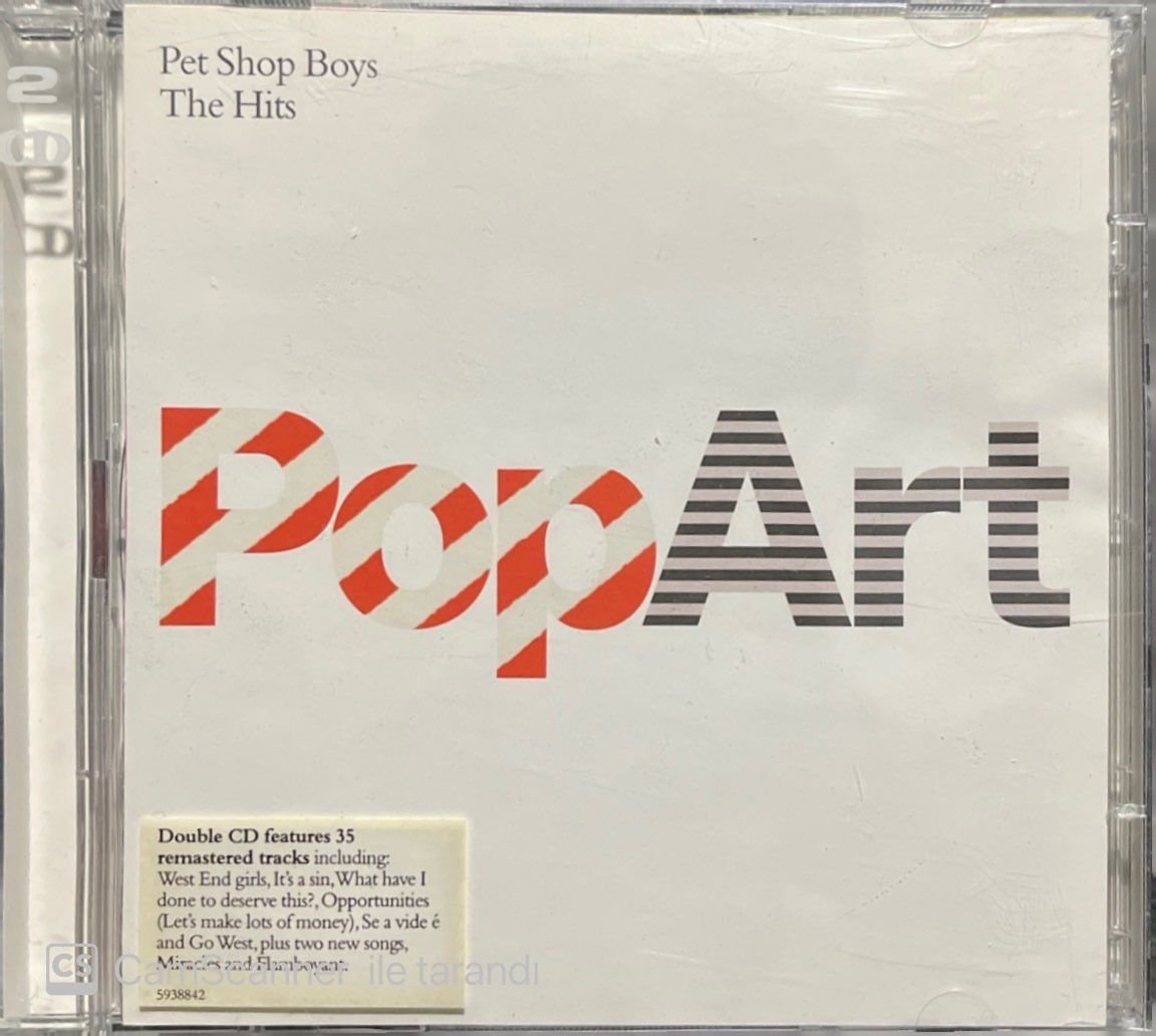 Pet Shop Boys The Hits Pop Art Double CD
