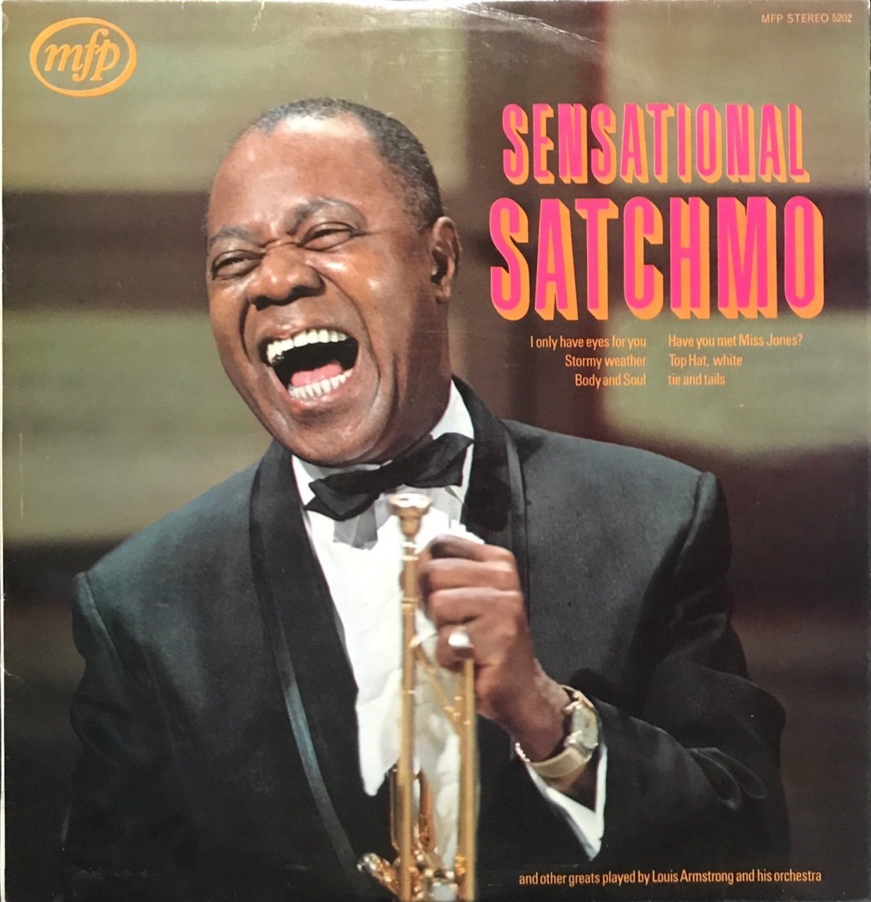 Louis Armstrong Sensational Satchmo LP Plak