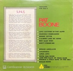 Pat Boone Anılarımızdaki Sesler Dizisi 2 LP Plak