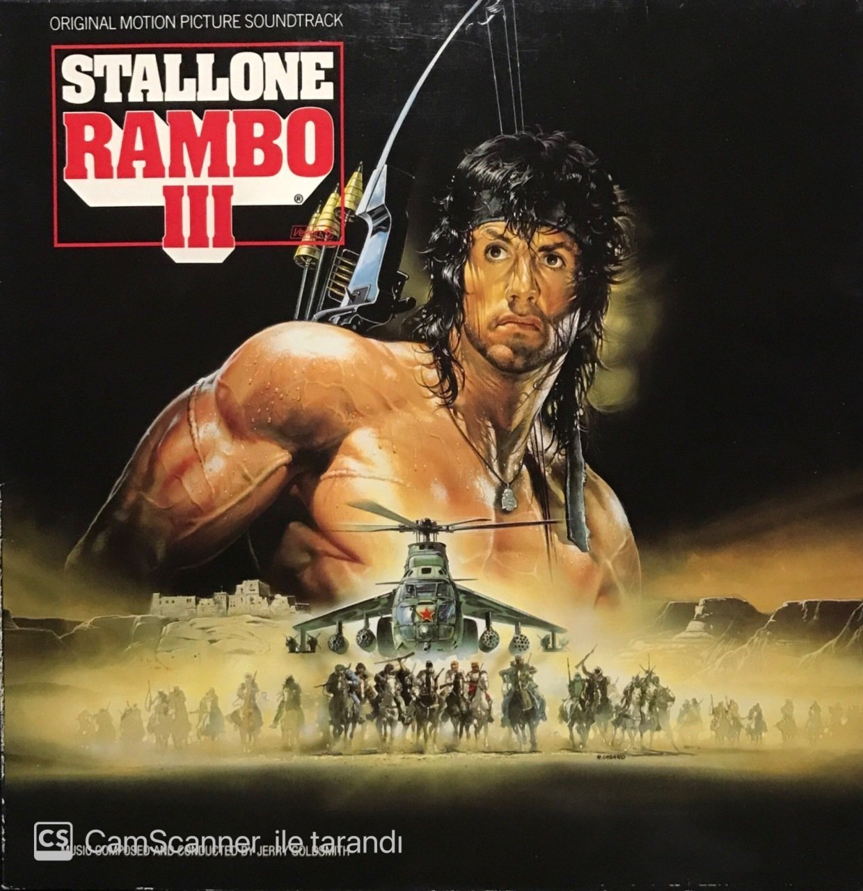 Stallone Rambo 3 Soundtrack LP Plak