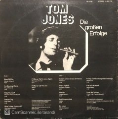 Tom Jonese Die Groben Erfolge LP Plak
