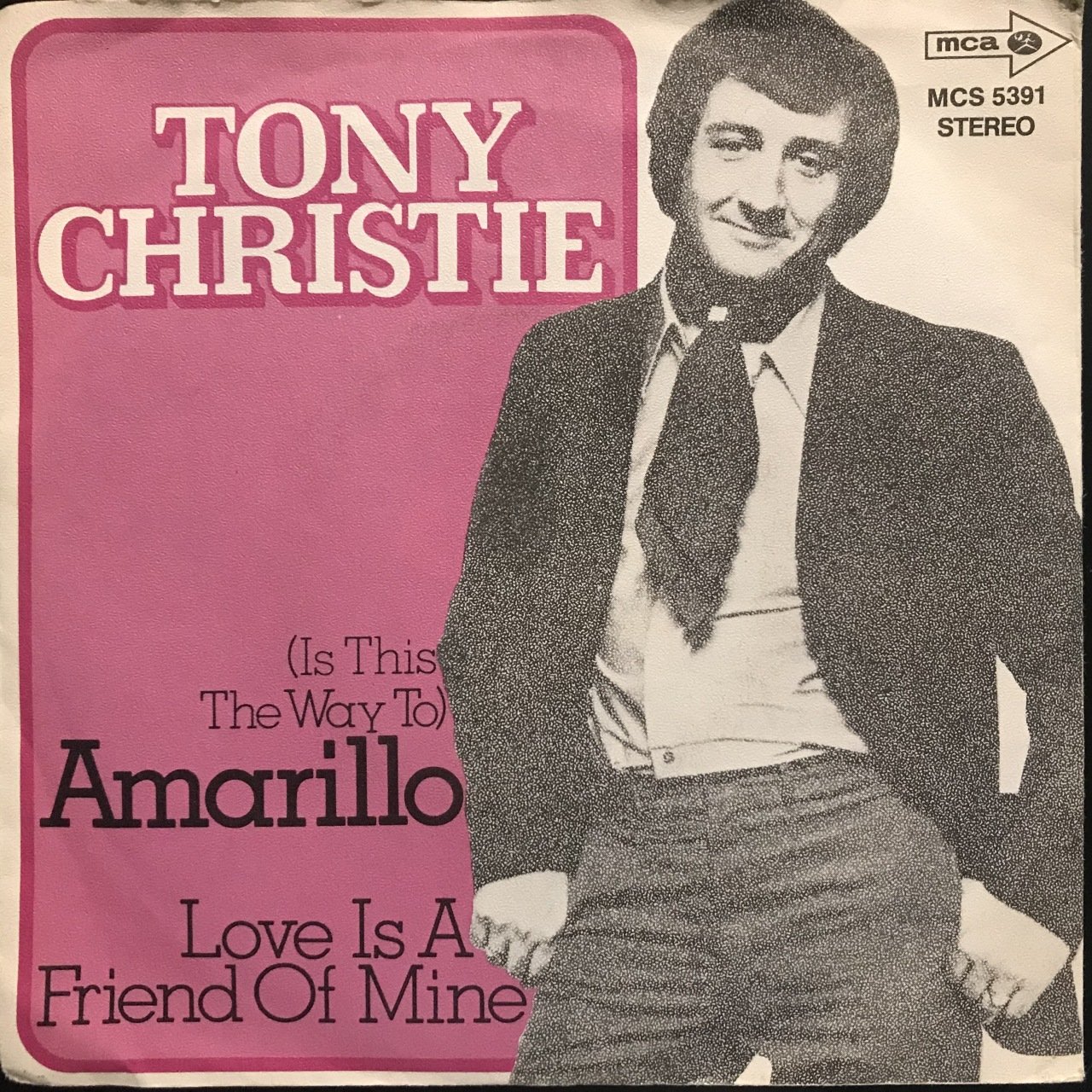 Tony Christie Amarillo 45lik Plak