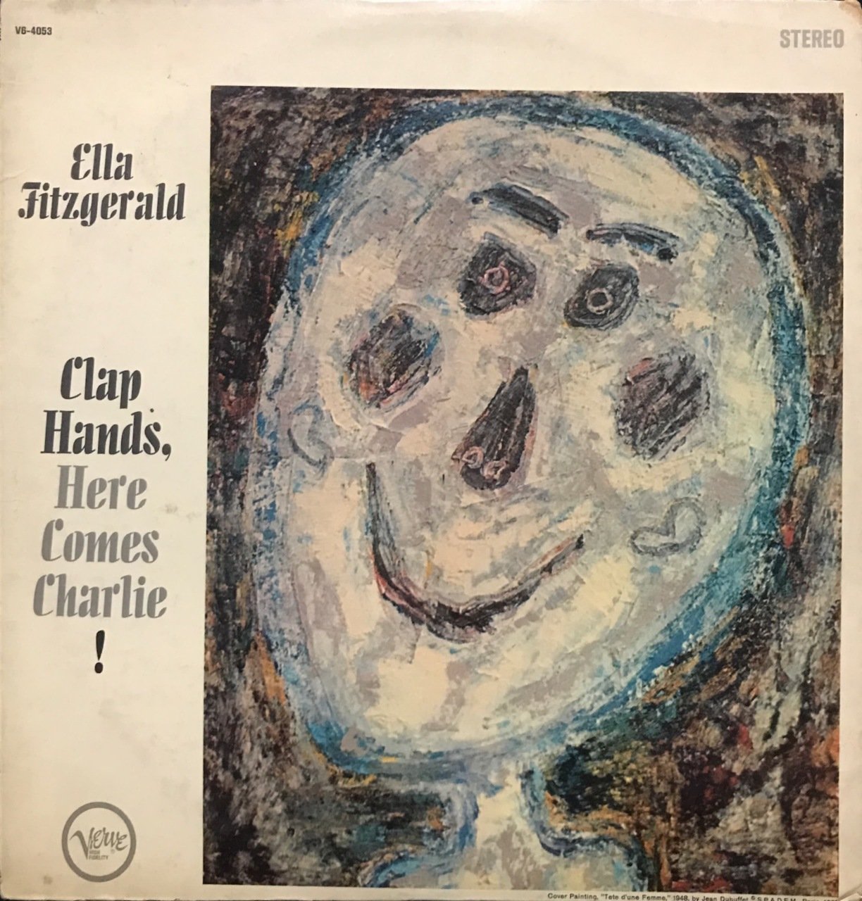 Ella Fitzgerald Clap Hands Here Comes Charlie LP Plak