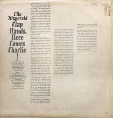 Ella Fitzgerald Clap Hands Here Comes Charlie LP Plak