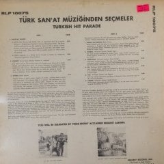 Türk Sanat Müziğinden Seçmeler LP Plak