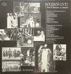 Demis Roussos In Concert Roussos Live! LP Plak