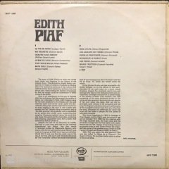 Edith Piaf La Vie En Rose LP Plak