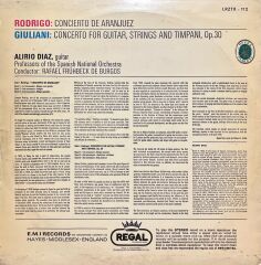 Rodrigo Guitar Concerto LP Plak