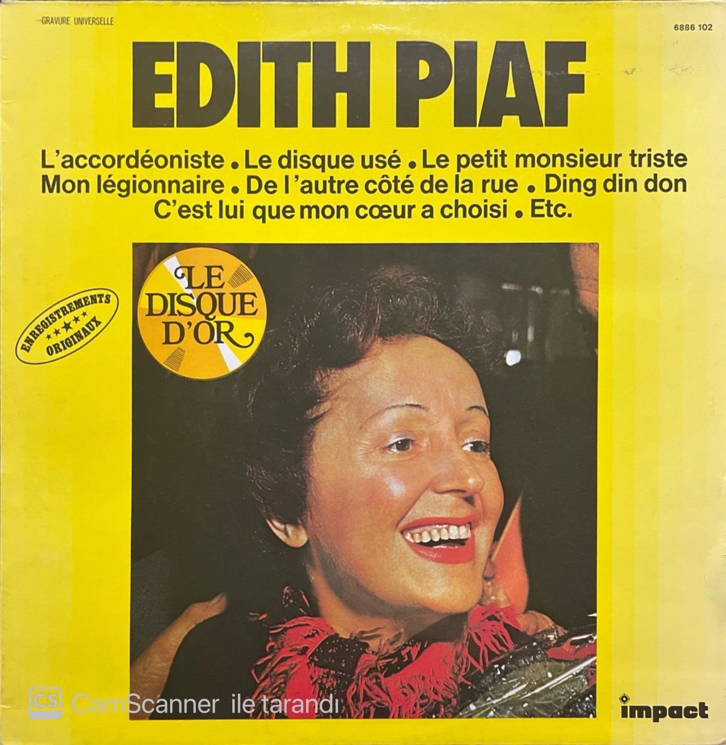 Edith Piaf Edith Piaf LP Plak