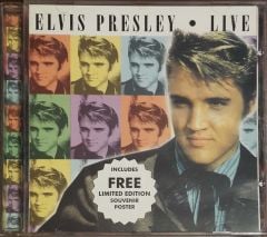 Elvis Presley Live İncludes Free Limited Edition Souvenir Poster CD