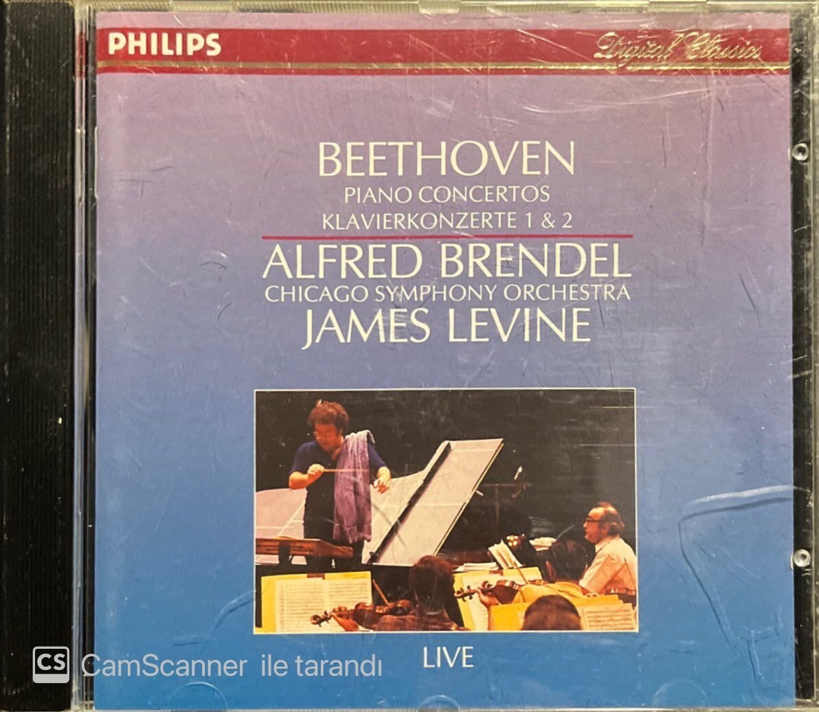 Beethoven Piano Concerto Alfred Brendel James Levine CD