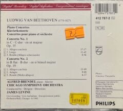 Beethoven Piano Concerto Alfred Brendel James Levine CD