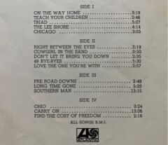 Crosby, Still, Nash, & Young 4 Way Street Double LP Plak