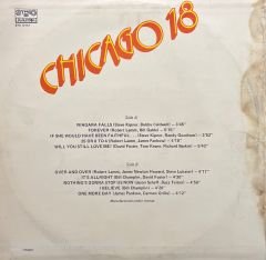 Chicago 18 LP Plak