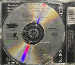 CD Michael Jackson Earth Song 2 Şarkılık Maxi Single CD