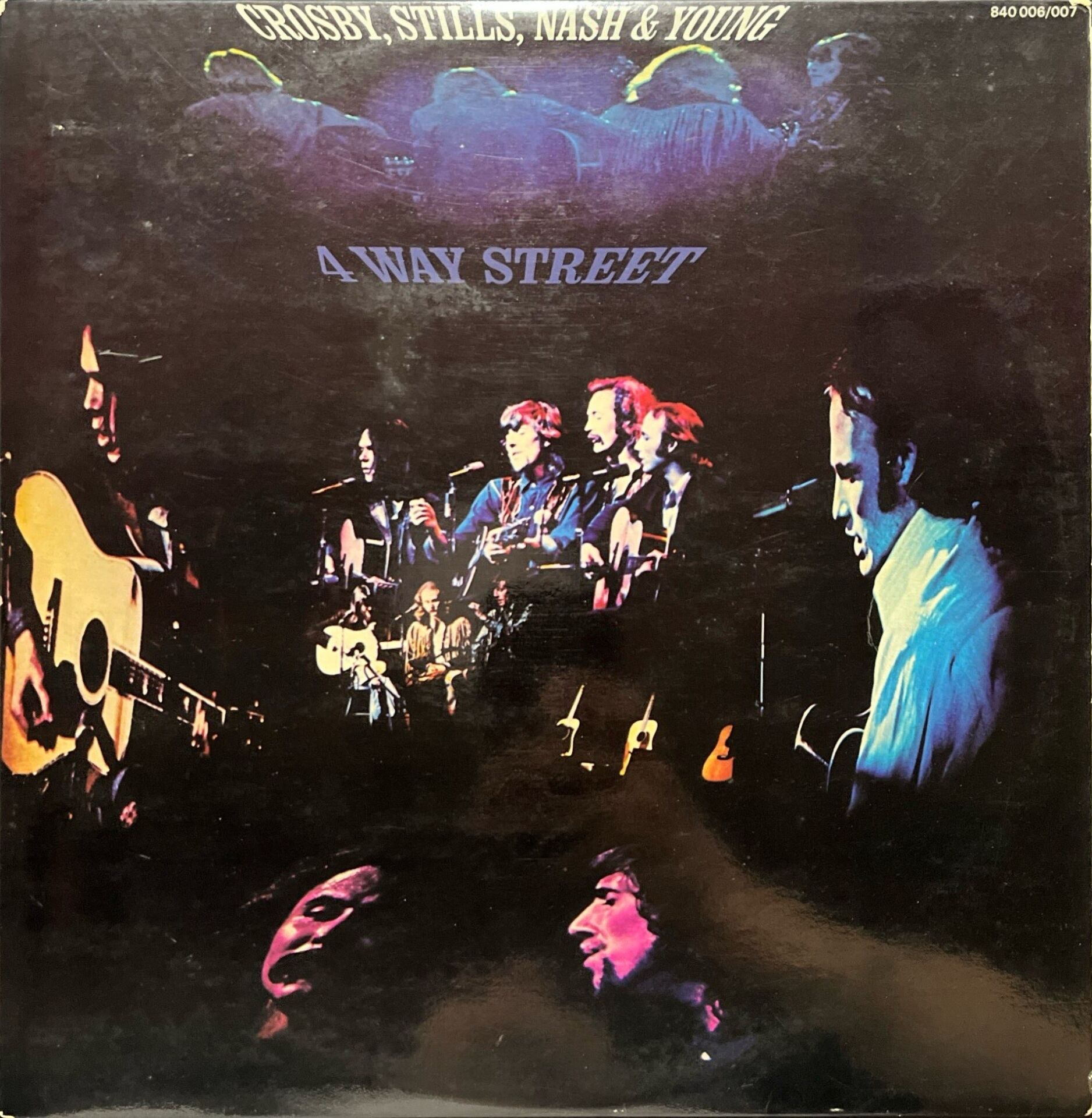 Crosby, Still, Nash, & Young 4 Way Street Double LP Plak