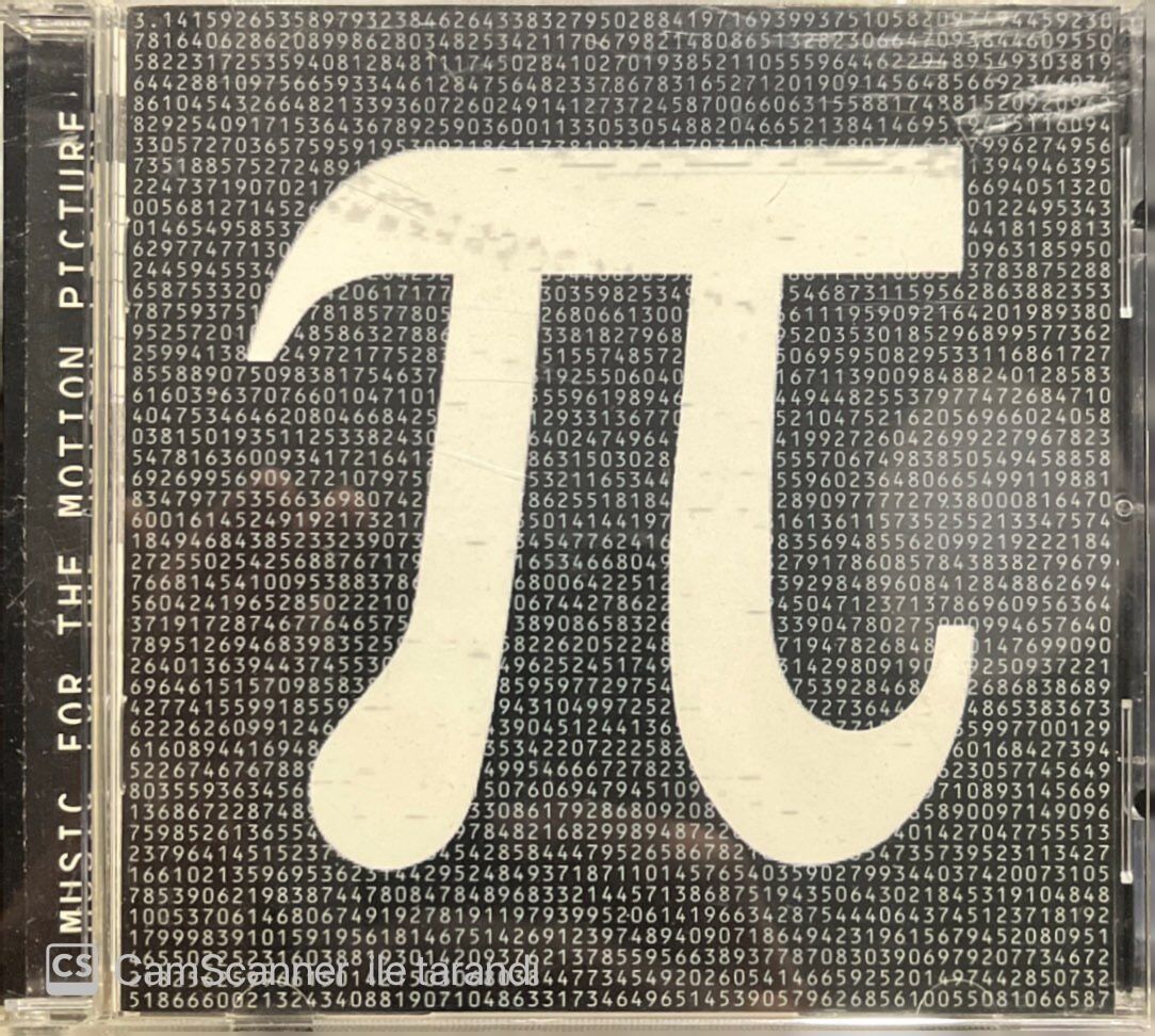 Pi Music For The Motion Picture CD