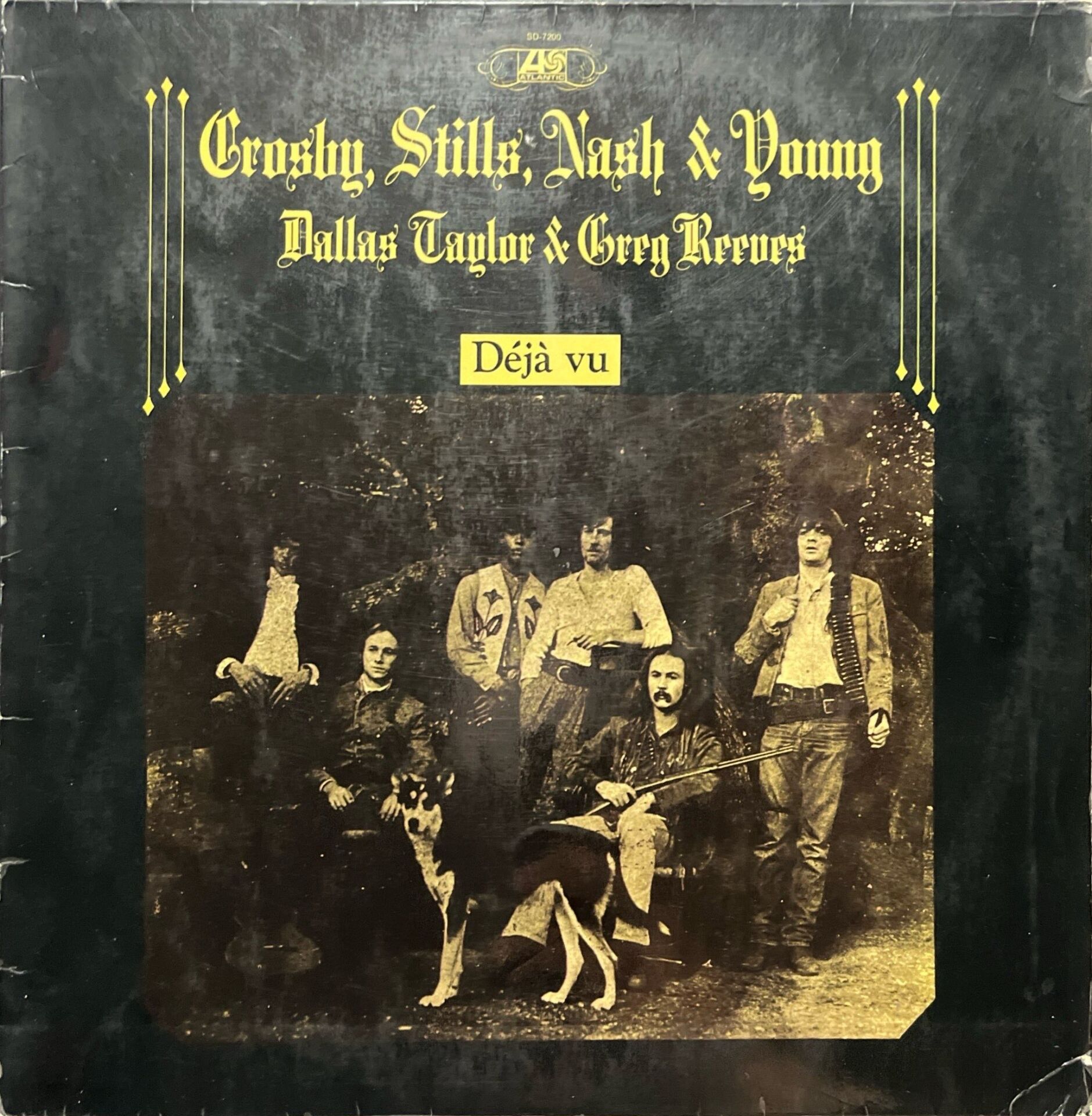 Crosby, Still, Nash, & Young Deja Vu Double LP Plak