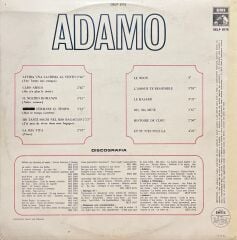 Adamo Adamo LP Plak