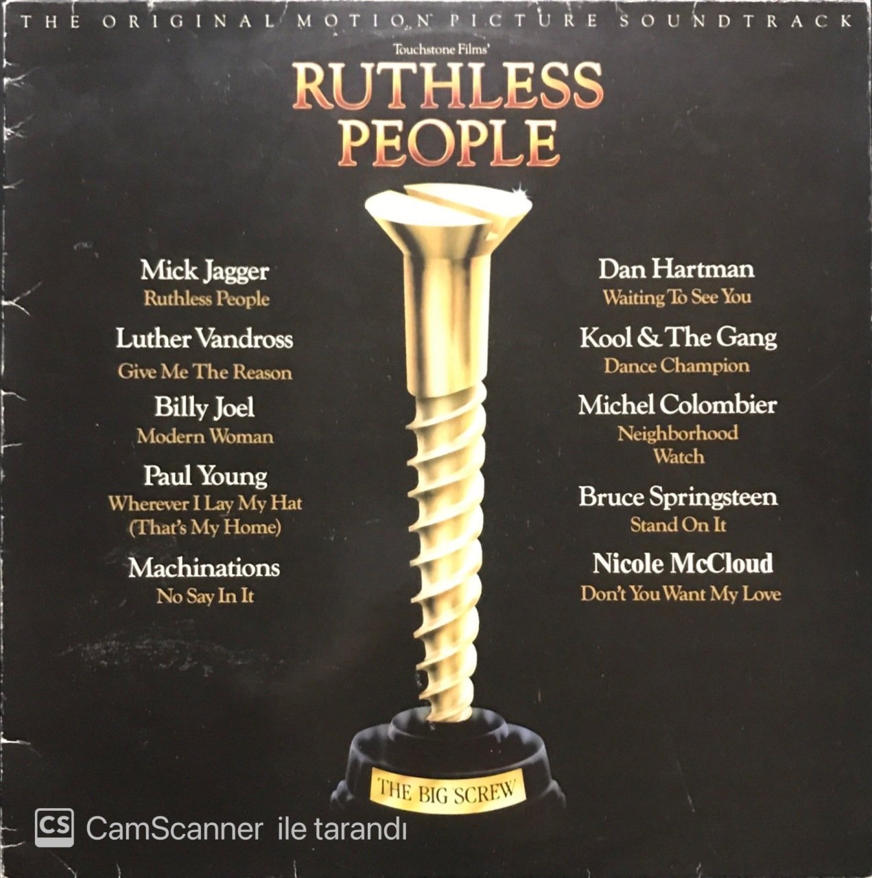 Ruthless People Soundtrack LP Plak