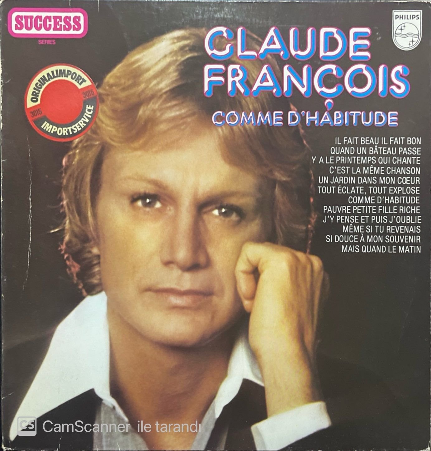 Claude François Comme D'Habitude LP Plak