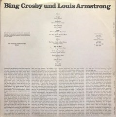 Bing Crosby Und Louis Arstrong LP Plak