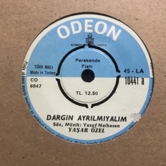 Yaşar Özel Dargın Ayrılmayalım 45lik Plak