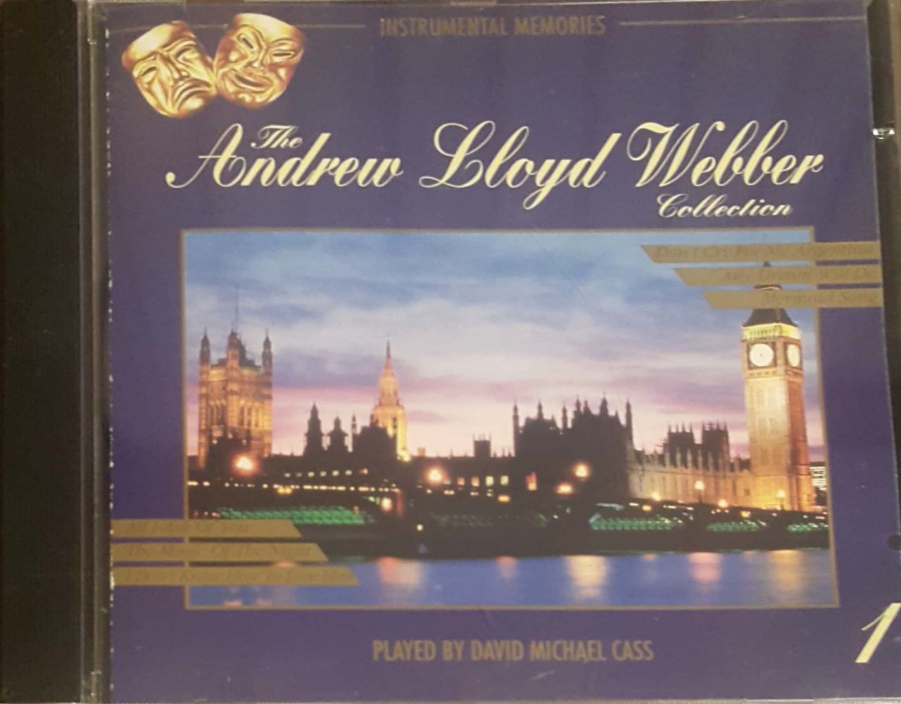 Instrumental Memories The Andrew Lloyd Webber Collection 1 Played By David Michael Cass CD
