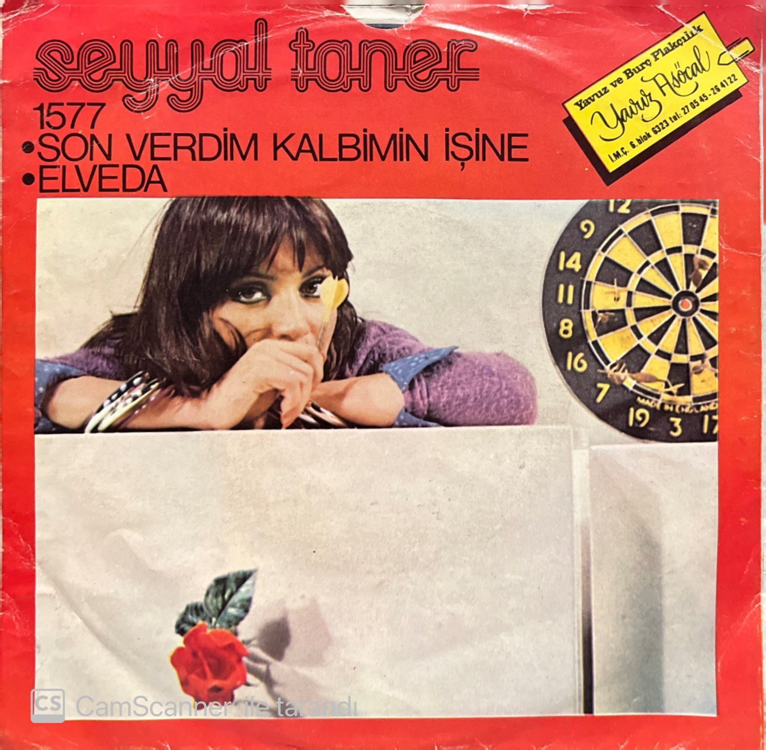 Seyyal Taner Son Verdim Kalbimin İşine 45lik Plak