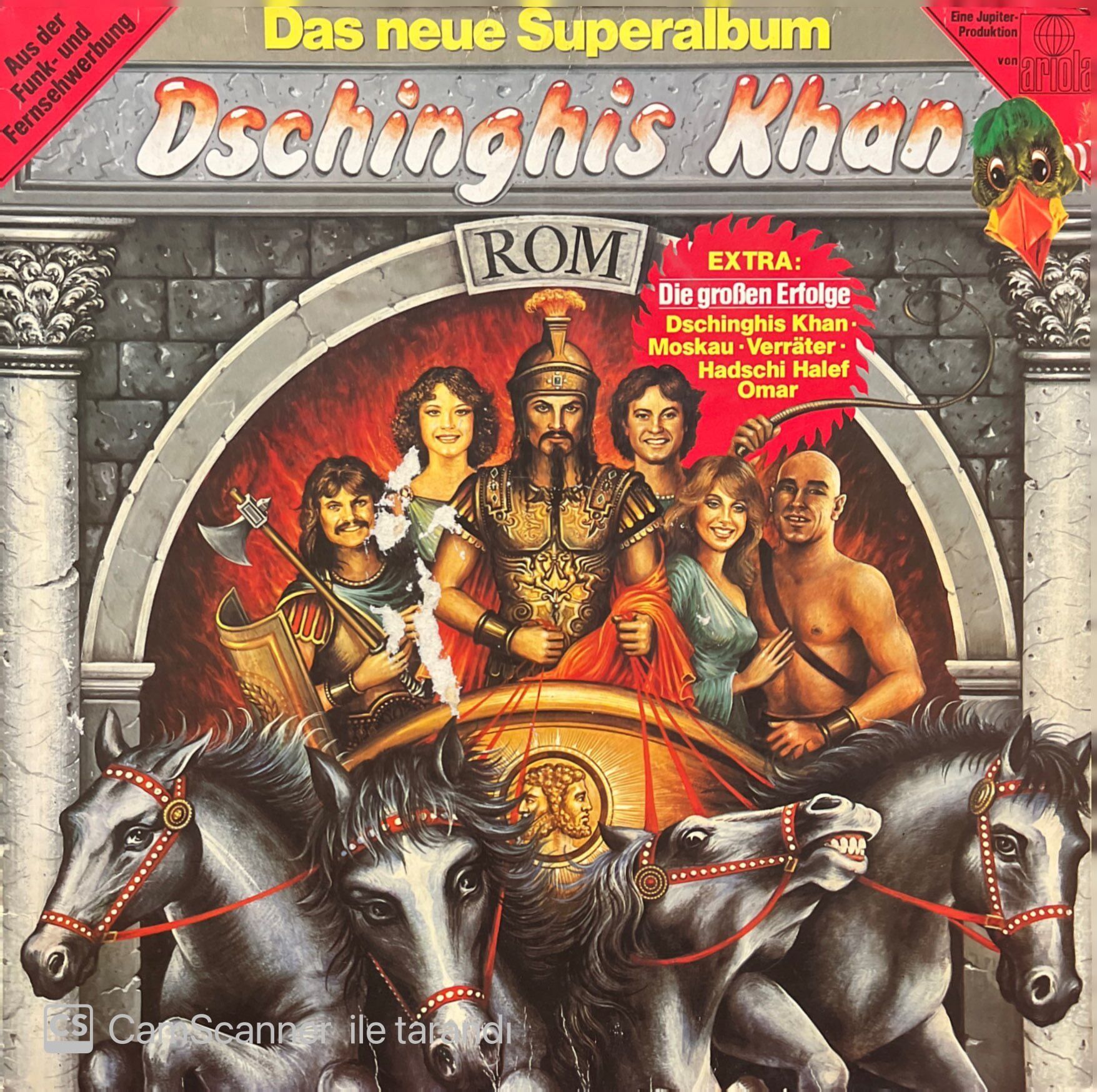 Dschinghis Khan Rom LP Plak