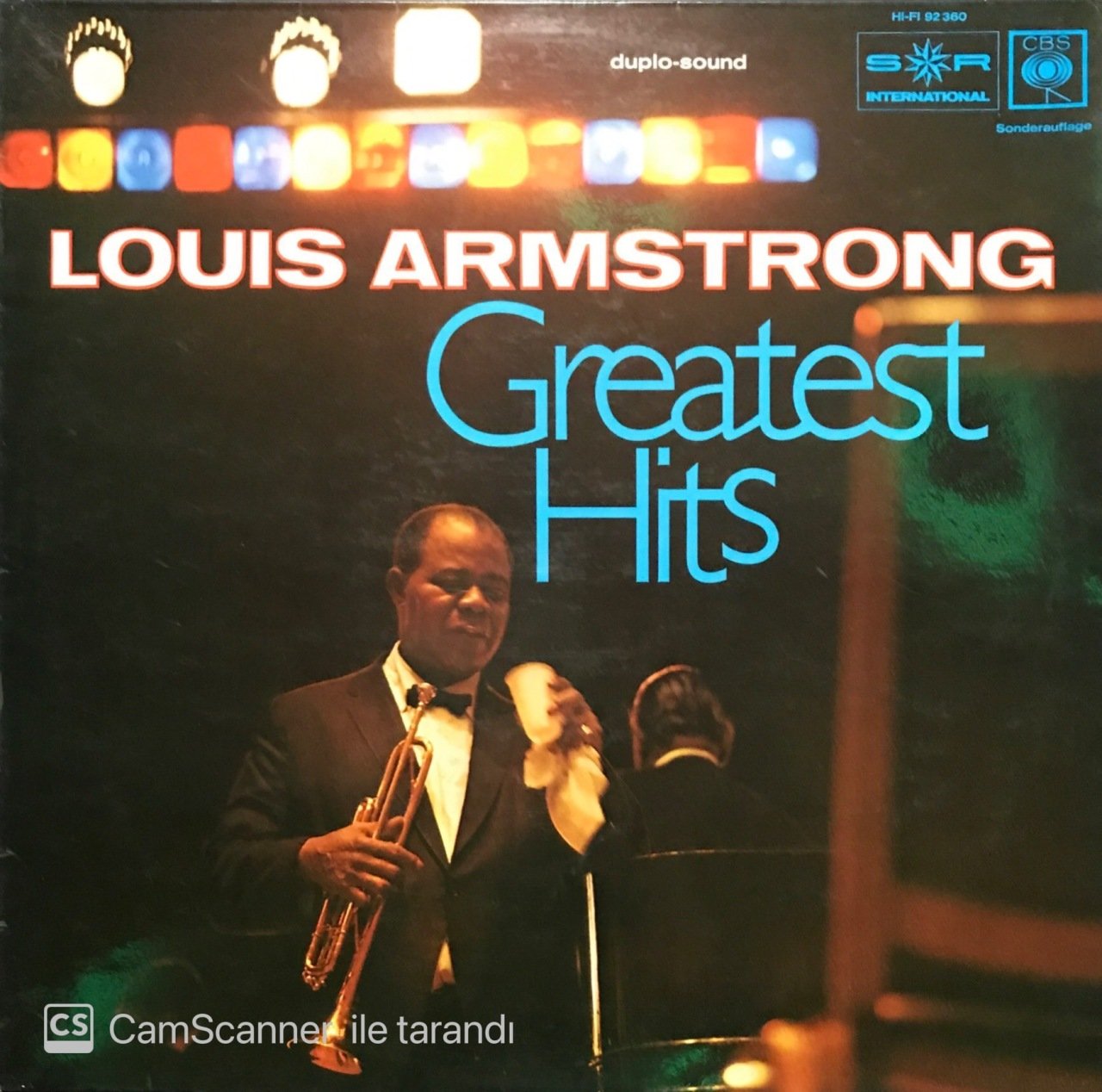 Louis Armstrong Greatest Hits LP Plak