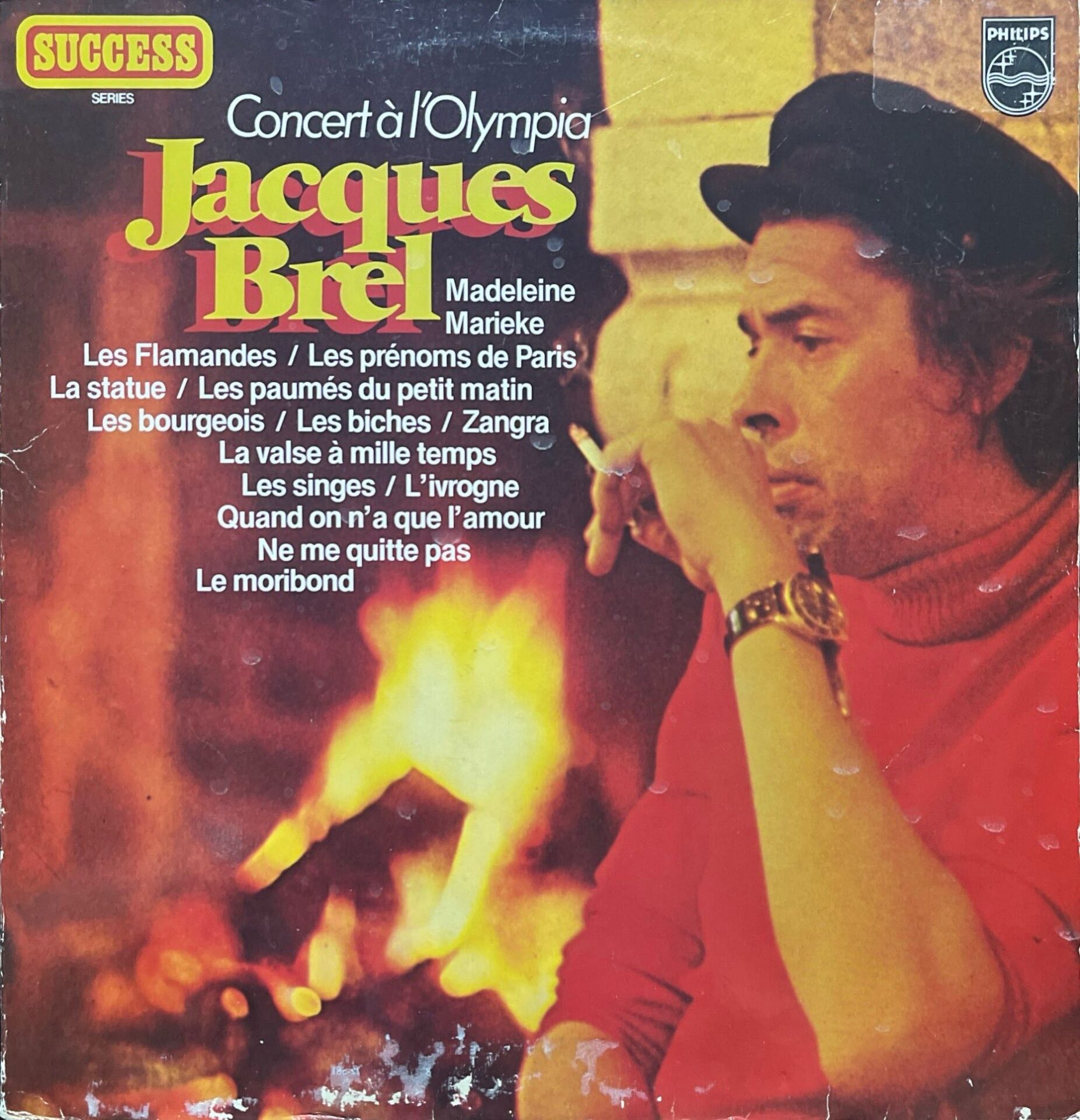 Jacques Brel Concert a L'Olympia LP Plak