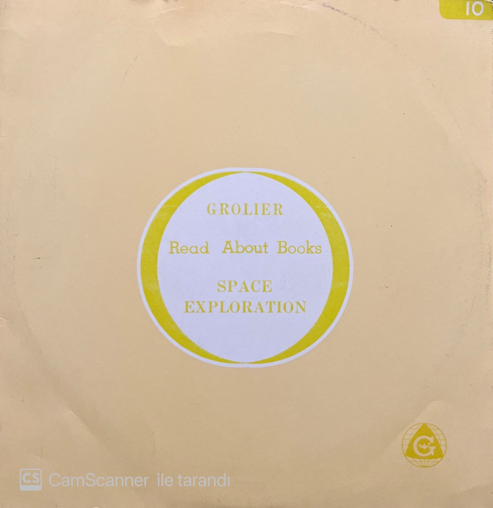 Grolier Read About Books Space Exploration 10 inç LP Klasik Plak
