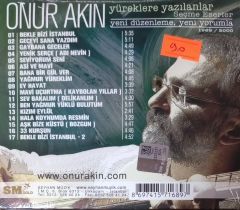 Onur Akın Yüreklere Yazılanlar Açılmamış Jelatininde CD