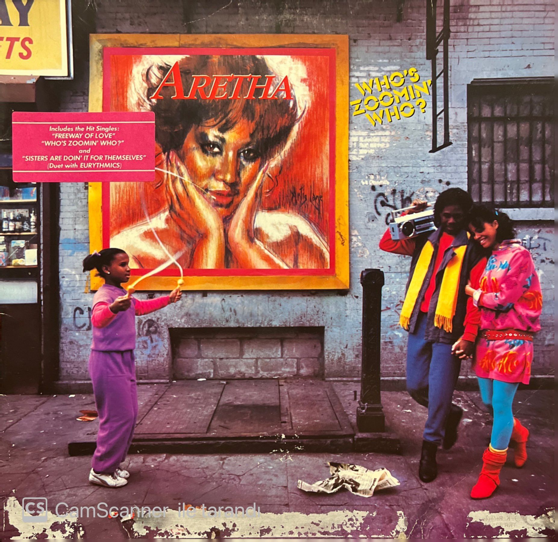 Aretha Franklin Who's Zoomin Who LP Plak